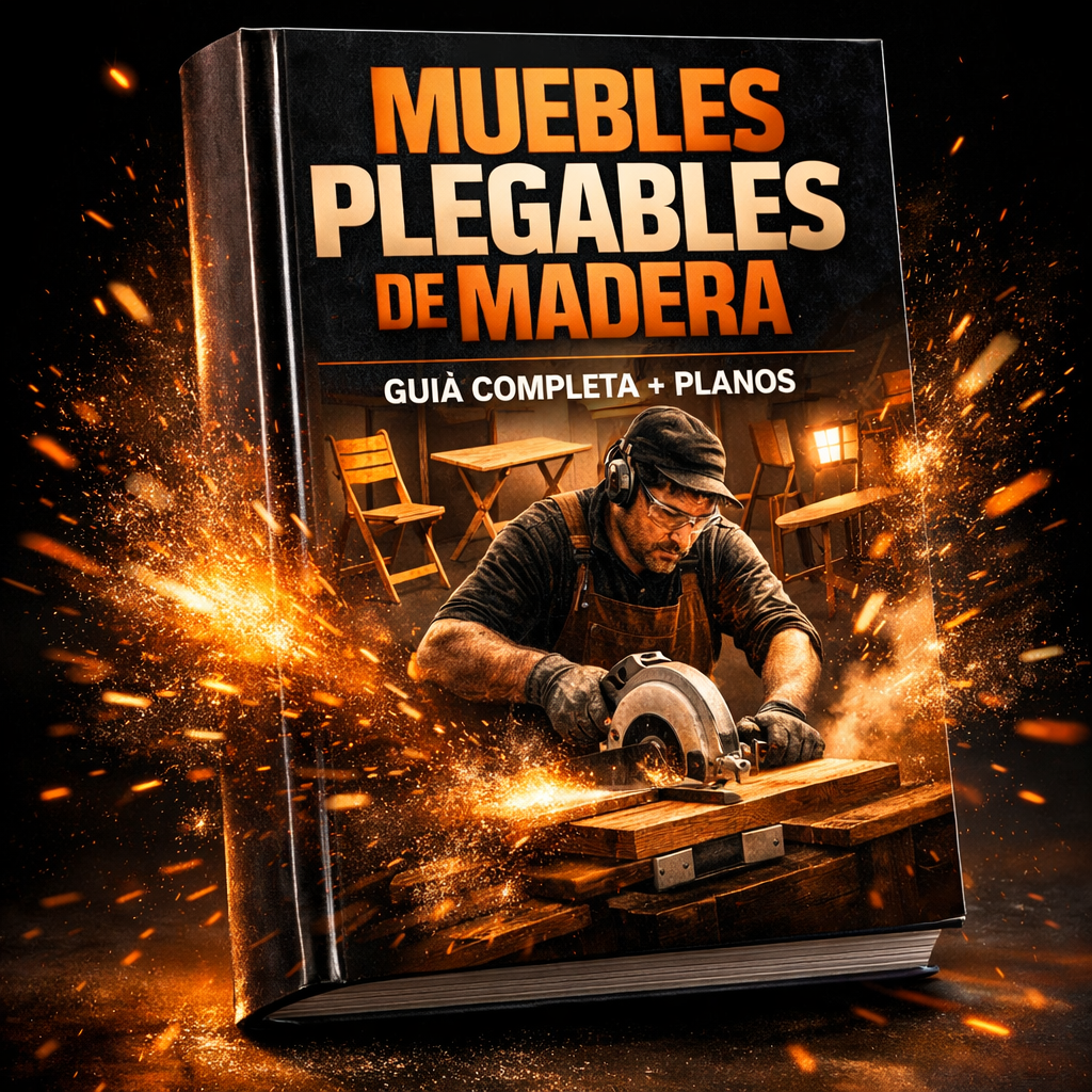 Pack Pro – Muebles Plegables de Madera | Guía Completa + Planos Listos para Fabricar
