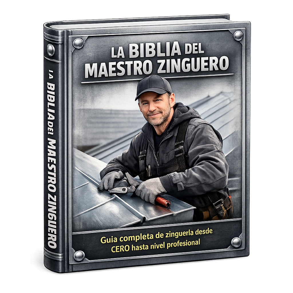 La Biblia del Maestro Zinguero – Sistema Profesional de Zinguería + 2 Bonus de Regalo!!!